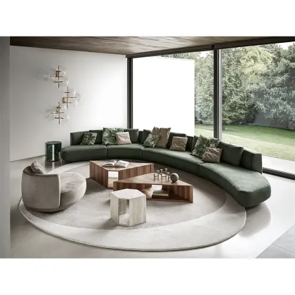 Nordic Modern C Shape Leisure Sectional Sofa