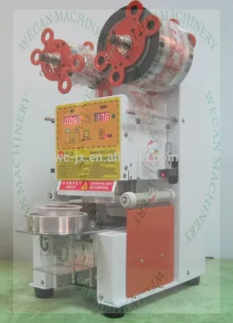 professional plastic cup sealing machine /paper cup sealing machine for bubble tea shop
