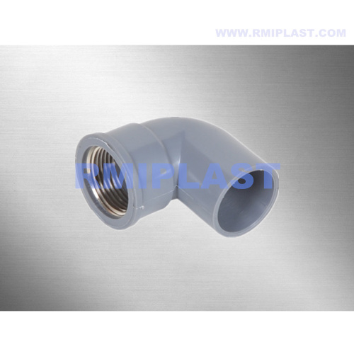 PVC Threaded Elbow BSPT 90 Degree