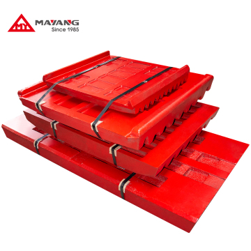 Jaw Crusher Spare Parts Teeth Plates Jaw Plates