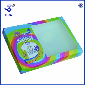 300g cardboard box with PVC window