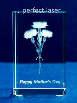 3D Crystal Laser Engraving Machine-Pedp-A2 with LED Light