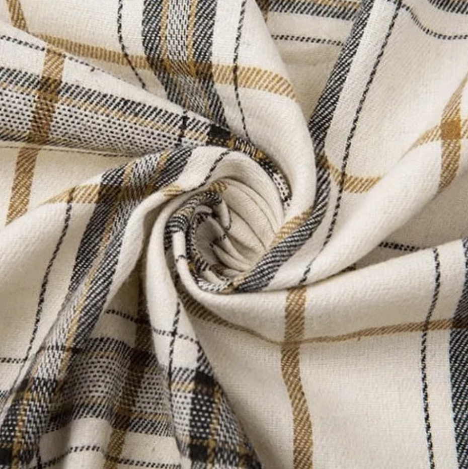 100% de algodón suave de franela de franela tela