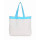 Pure color cotton canvas shopping bag