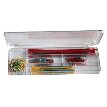 Solderless Breadboard जंपर वायर केबल किट, विभिन्न लंबाई के 140 स्ट्रिप्स