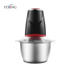 Electric meat mincer with glass bowl for household