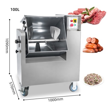 Electric Commercial 100L Vegetable and Meat Stuffing Mixing Machine - Sausage & Minced Meat Mixer