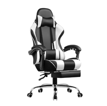Modern Reclining Gaming Chair - Comfortable Leather/Faux Leather Seat for Home, Office, and Students