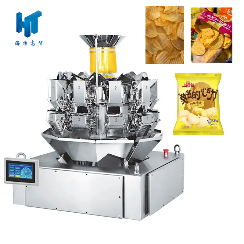 Multihead weigher for potato chips