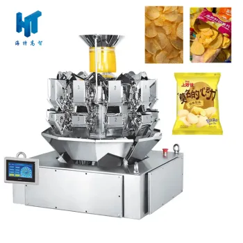Multihead weigher for potato chips