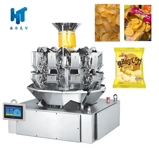 Multihead weigher for potato chips