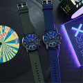 Business quartz watches for men silicone band Wristwatch