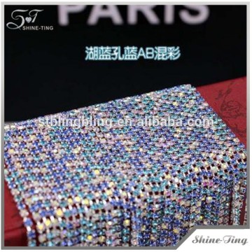 2014 China Yiwu Crystal Pointback Fancy Rhinestone Metal Claw Cup Chain
