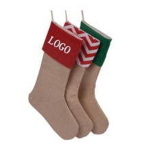 Christmas Canvas Stocking Gift Bags
