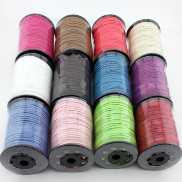 Dark Purple Faux Suede Leather Cord - 25 Uncommon Artistry Assorted Colors 3mm