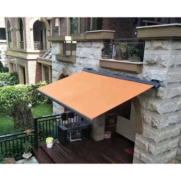 Sun Prevention Wall Install: Aluminum Motorized Full Cassette Awning
