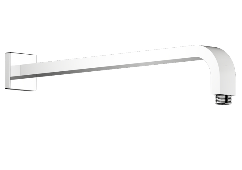 J Shaped Rain Drop Shower Arm With Flange J Shaped Rain Drop Shower Arm With Flange