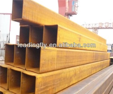 Updated popular big rectangular black steel pipe