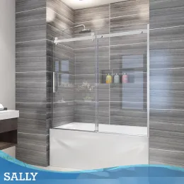 SALLY Bathroom Bathtub Bathscreen Bypass Sliding Shower Door