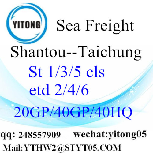 Carga marítima de Shenzhen a Taichung