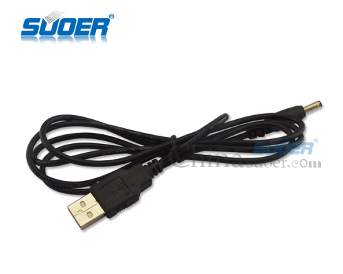 Suoer Female to Male USB to DC Connector Audio Video Wire AV Cable