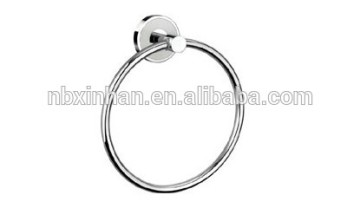 Wholesale bathroom wall mounting accessories chrome plated towel rings
