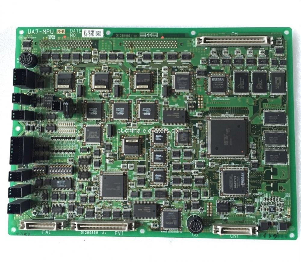 Placa mãe UA7-MPU para elevadores Hitachi MRL