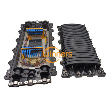 3 In 3 Out 1x32 PLC Splitter Horizontal Fiber Optic Splice Closure