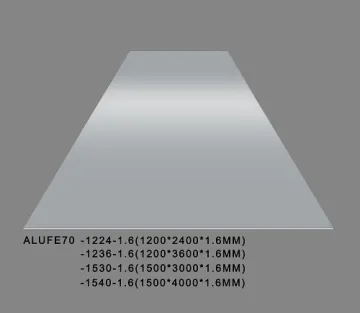 Glossy Warm Grey Aluminum Sheet Plate 1.6mm