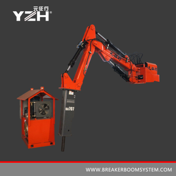 high efficiency rockbreaker boom