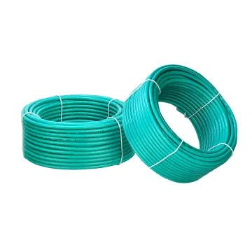 Green Flexible Single Core Wire 1*6MM2 Copper Electrical Power Cable with PVC Jacket