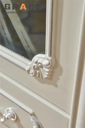 Antique Wooden Bookcase - Solid Wood Furniture