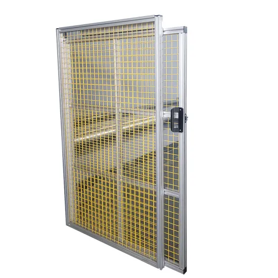 Customized Machine Guard Mesh Fence and Doors for Industrial Aluminum Protection