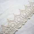 Luxury Golden Thread Mesh Lace Embroidery Ribbon Trims