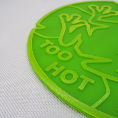 Silicone Kitchenware Accessory Insulating Mat Frog Pattern