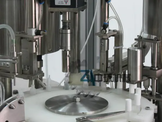 Lotion  filling and capping machine