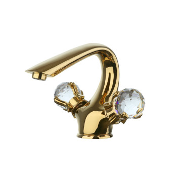 Double lever single hole basin mixer faucet 90 1101
