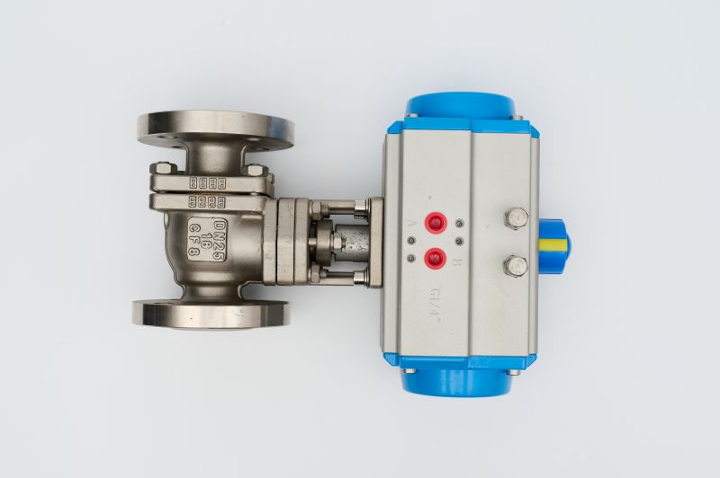 Coating Pneumatic fluorine lined ball valve