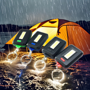 ไฟฉายพวงกุญแจ LED แบบพกพาใหม่สำหรับการตั้งแคมป์เดินป่าการตกปลาตกปลา