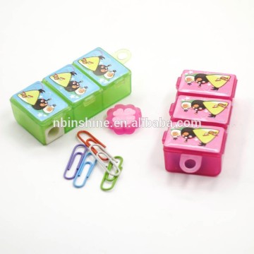 Professional factory supply custom design pencil sharpener , stationery case pencil sharpener