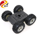 SZDOIT 4WD Metal Smart Robot Car Chassis Kit 130mm Rubber Wheel High Torque DC Motor Heavy Load DIY For Arduino Education DIY