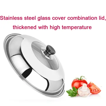 Stainless Steel Universal Lid For Pots Replacement Cookware