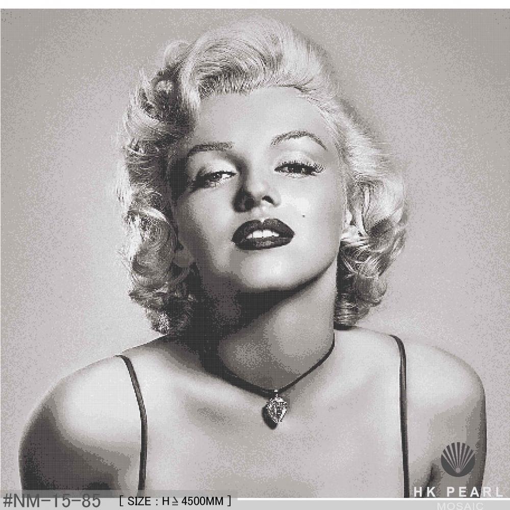 Arte della parete esterna del mosaico di Marilyn Monroe di bellezza