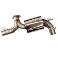 Edelstahl 3 -Zoll -Auspuffkatze zurück für 2019–2025 Mazda 3 2,0 l 2,5 l 2,5T Mid Pipe 4WD