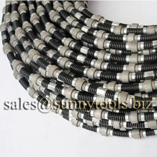 Spring Diamond wire cutter for marble Quarry