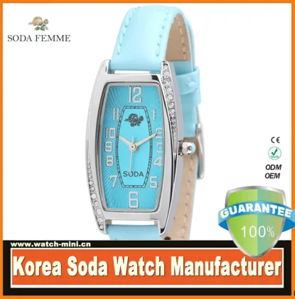 SODA brand OEM kors watch for woman geneva chevron fashion watch android