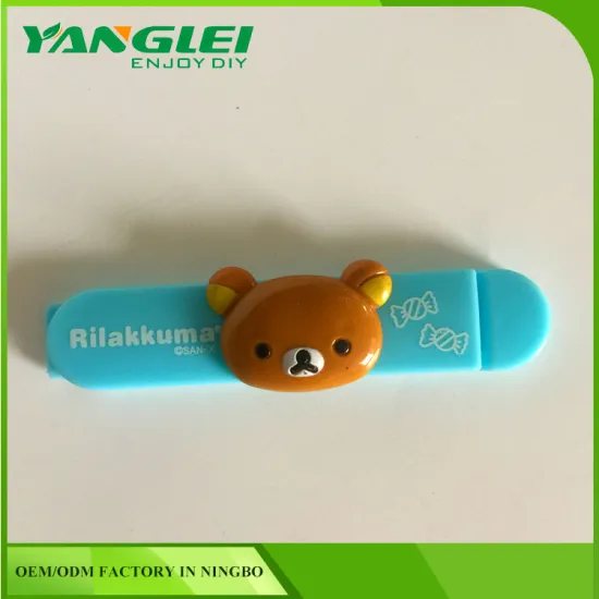 hot new items lovely bear PPfood bag clip 2pcs blister card