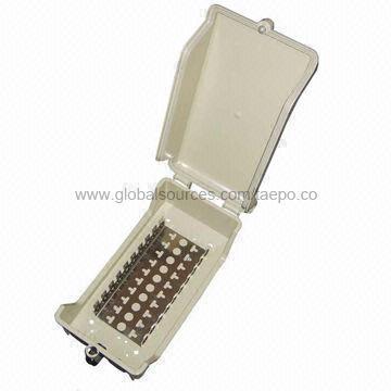 Outdoor 100 Pairs DP box for LSA Module, 380 x 185 x 110mm, Key Locking, with Back Mount Frame