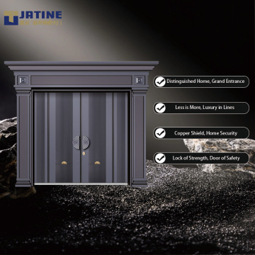 Portões de entrada contemporâneos para residências particulares