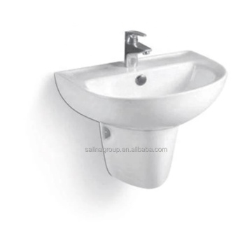 2024 New Ceramic Wall-Mounted Bathroom Wash Basin Sink